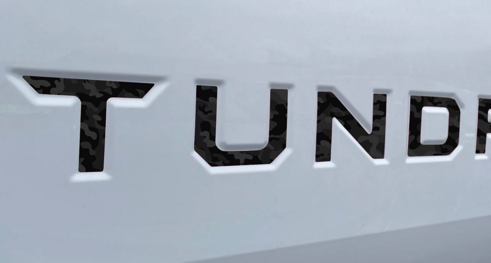 Black Camo Vinyl Letter Decals for 2022-2023 Tundra Tailgate – TVD